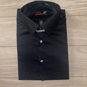 JF J Ferrar Black Dress Shirt